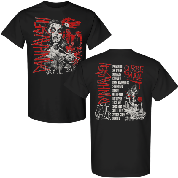 All Elite Wrestling Danhausen - Spite Tour (Double-Sided) Shirt